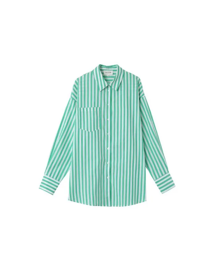 Grace and Mila Longsleeves Shirts SHIRT VERT MONTREUIL 8211 Shop
