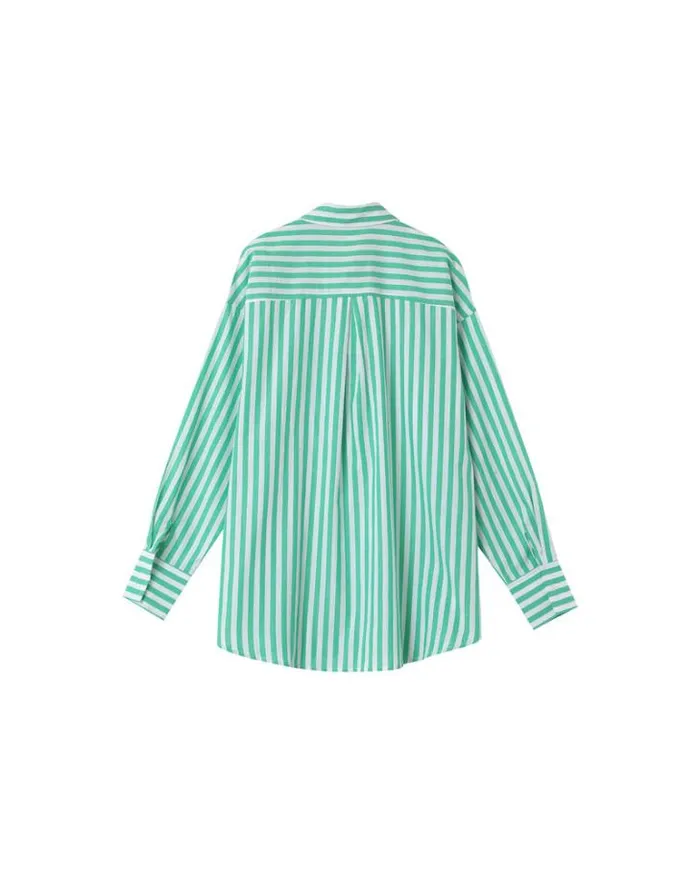 Grace and Mila Longsleeves Shirts SHIRT VERT MONTREUIL 8211 Shop