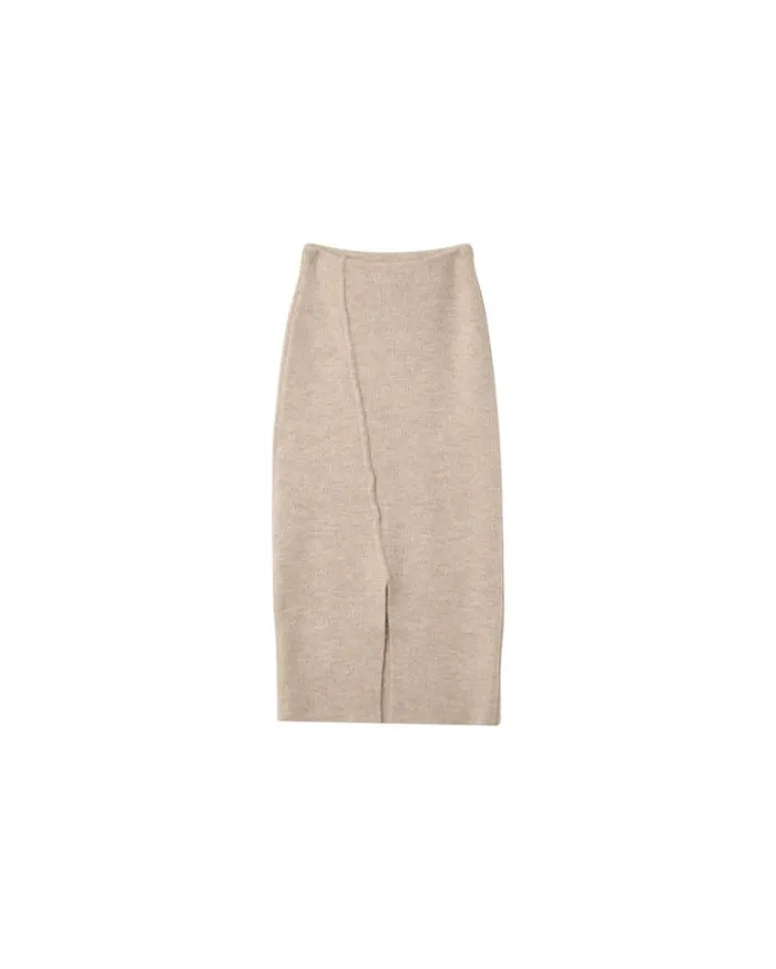 Grace and Mila Midi Skirts SKIRT BEIGE NASTIA 8211 Shop