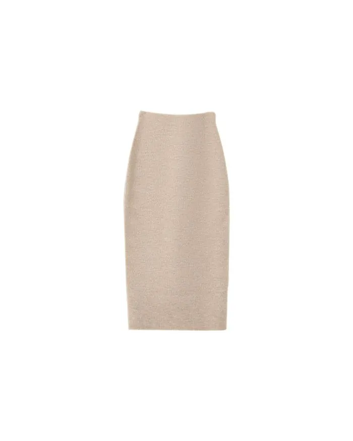 Grace and Mila Midi Skirts SKIRT BEIGE NASTIA 8211 Shop