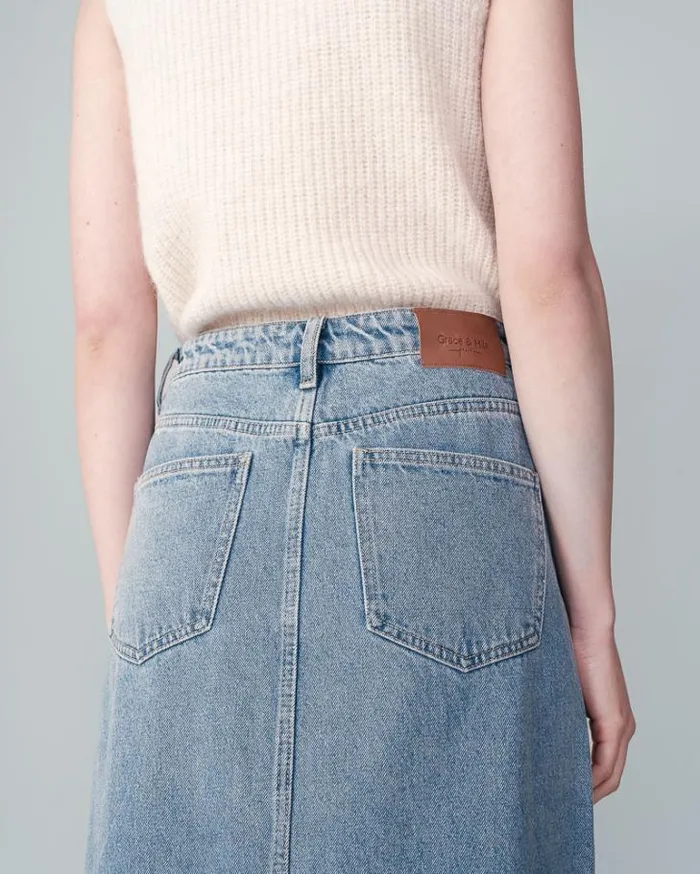 Grace and Mila Midi Skirts SKIRT BLEU NOHAME 8211 Shop