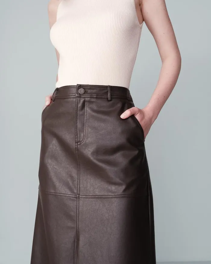 Grace and Mila Midi Skirts SKIRT CHOCOLAT NORY 8211 Shop