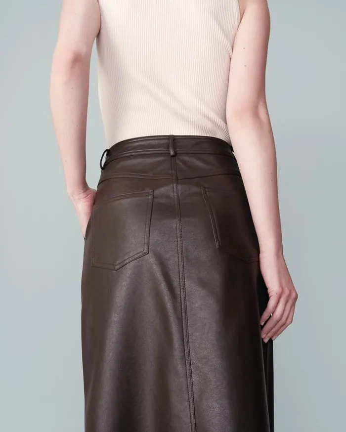 Grace and Mila Midi Skirts SKIRT CHOCOLAT NORY 8211 Shop