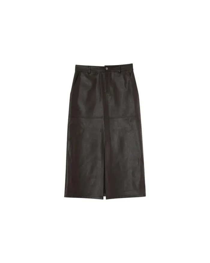Grace and Mila Midi Skirts SKIRT CHOCOLAT NORY 8211 Shop