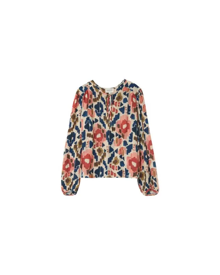 Grace and Mila Patterned Blouses SHIRT BEIGE NOLENE 8211 Shop