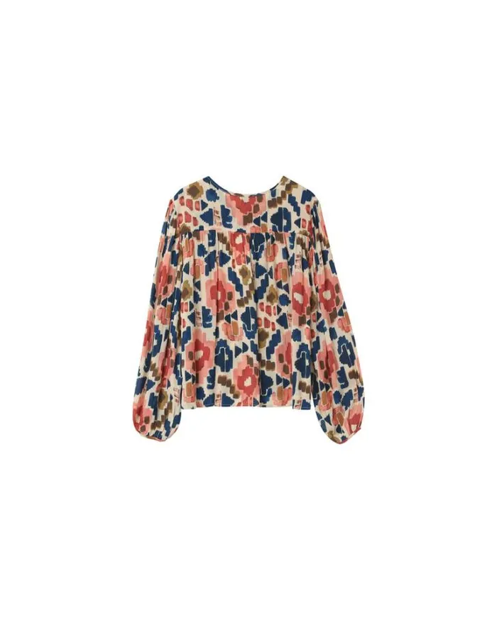 Grace and Mila Patterned Blouses SHIRT BEIGE NOLENE 8211 Shop