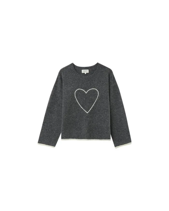 Grace and Mila Patterned Sweaters SWEATER GRIS NAMASTE 8211 Shop
