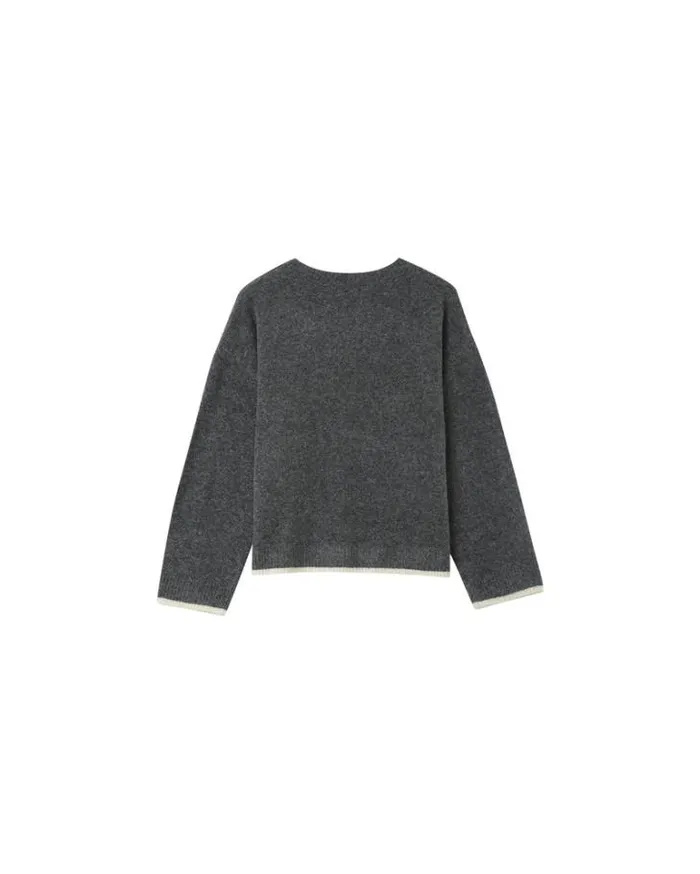 Grace and Mila Patterned Sweaters SWEATER GRIS NAMASTE 8211 Shop