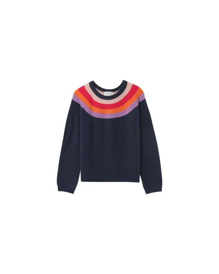 Grace and Mila Patterned Sweaters SWEATER MARINE NADY 8211 Shop