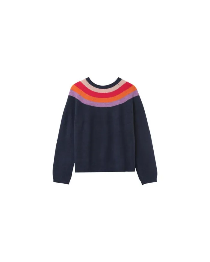 Grace and Mila Patterned Sweaters SWEATER MARINE NADY 8211 Shop