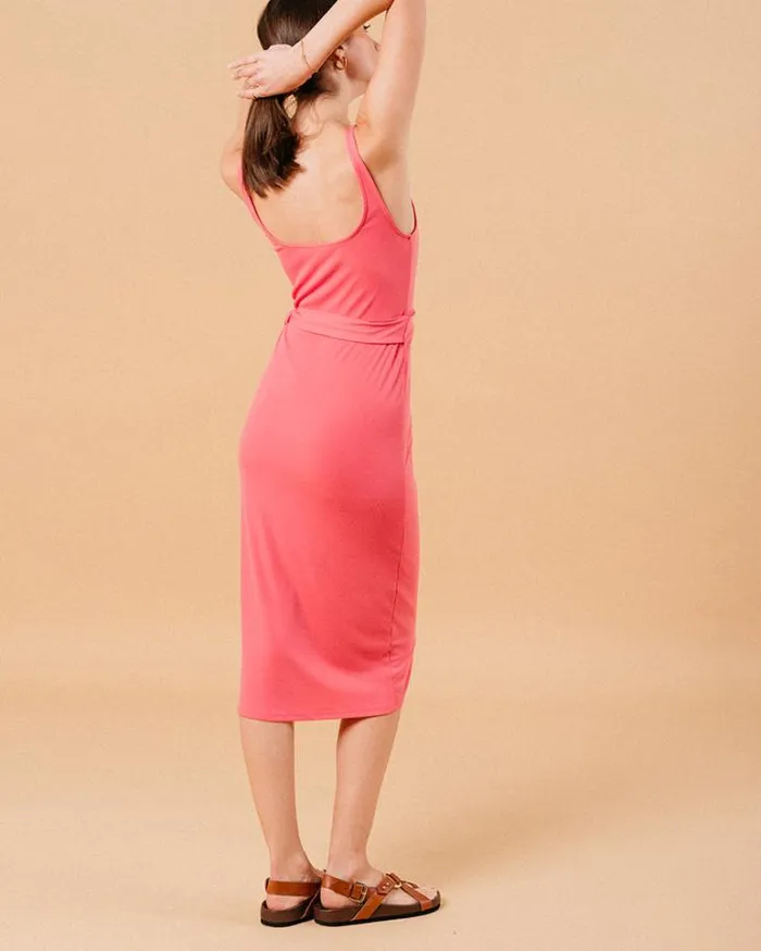 Grace and Mila Plain Dresses DRESS ROSE MIROIR 8211 Shop