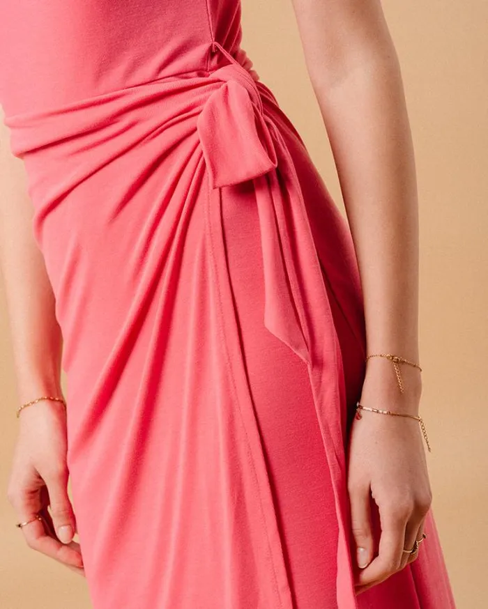 Grace and Mila Plain Dresses DRESS ROSE MIROIR 8211 Shop
