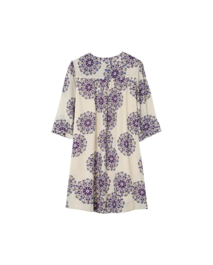 Grace and Mila Printed Dresses DRESS BEIGE MALIA 8211 Shop