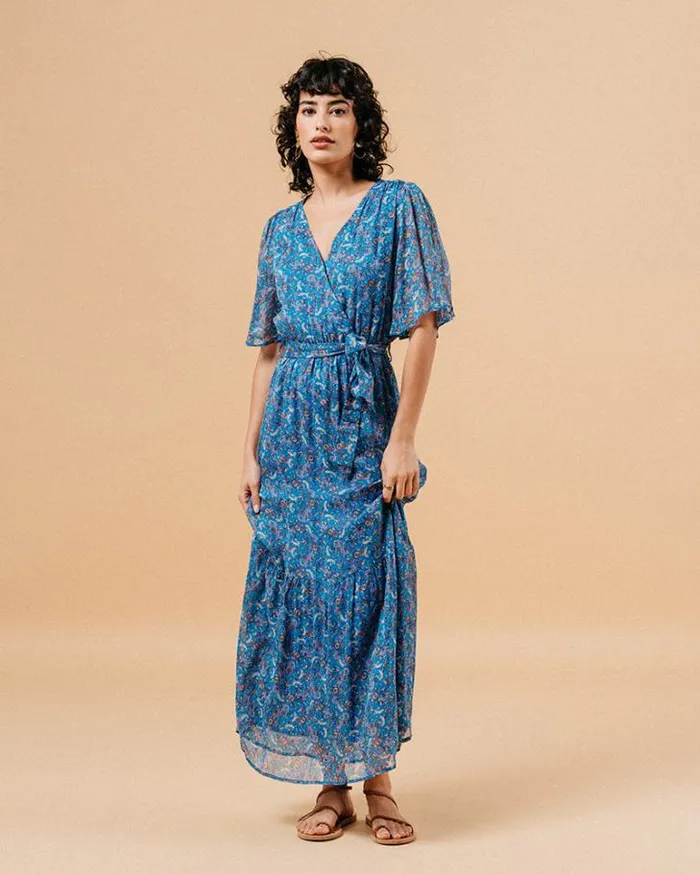 Grace and Mila Printed Dresses DRESS BLEU MARISSA 8211 Shop