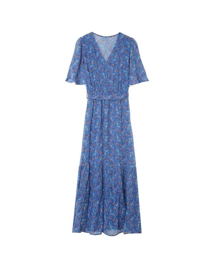 Grace and Mila Printed Dresses DRESS BLEU MARISSA 8211 Shop