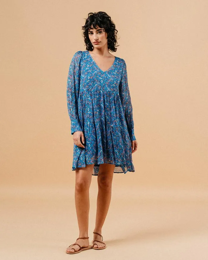 Grace and Mila Printed Dresses DRESS BLEU MARLISE 8211 Shop