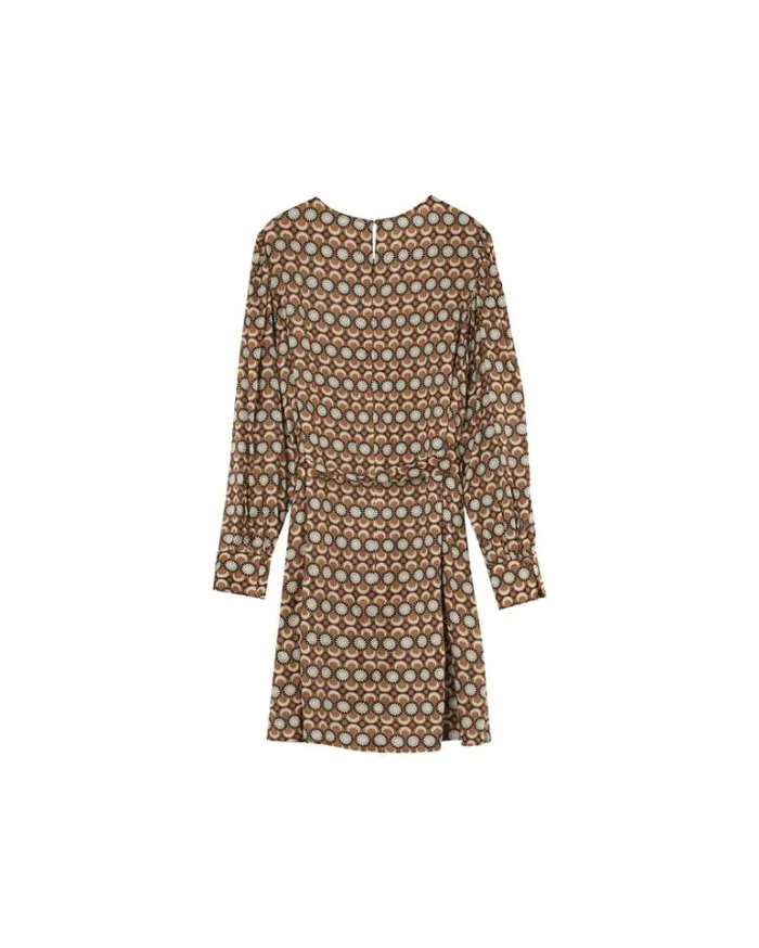 Grace and Mila Printed Dresses DRESS CAMEL NUIT 8211 Shop