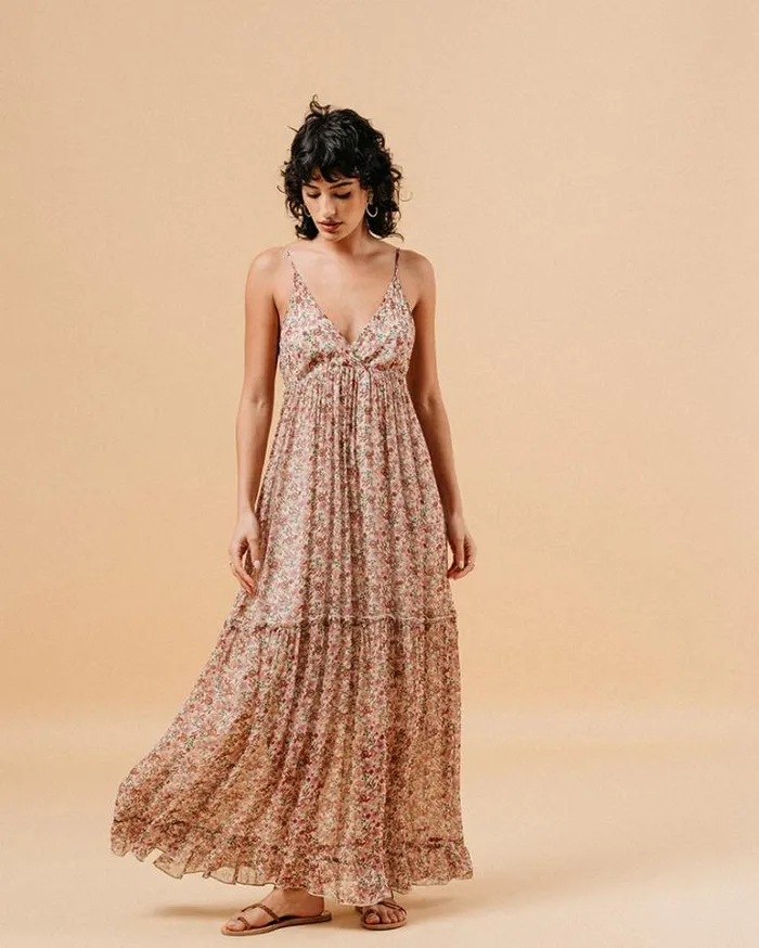 Grace and Mila Printed Dresses DRESS ECRU MARION 8211 Shop