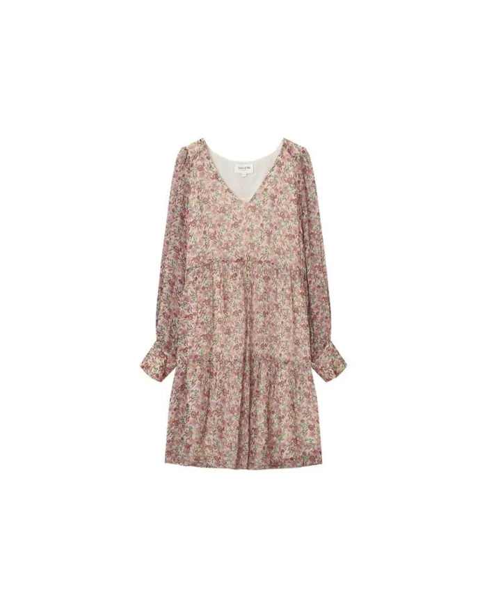 Grace and Mila Printed Dresses DRESS ECRU MARLISE 8211 Shop