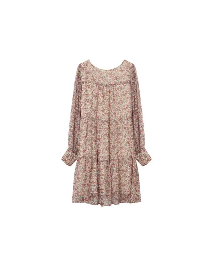Grace and Mila Printed Dresses DRESS ECRU MARLISE 8211 Shop