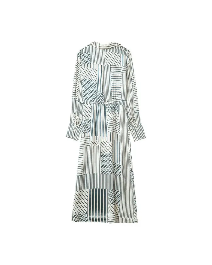 Grace and Mila Printed Dresses DRESS ECRU NICE 8211 Shop