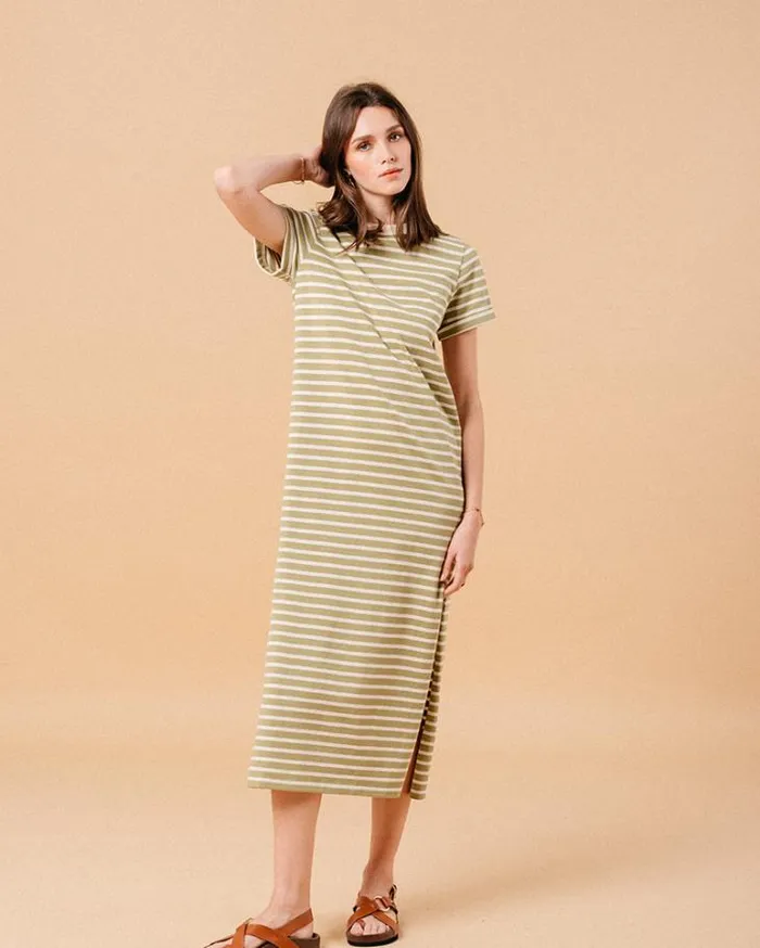 Grace and Mila Printed Dresses DRESS KAKI MONTMARTRE 8211 Shop