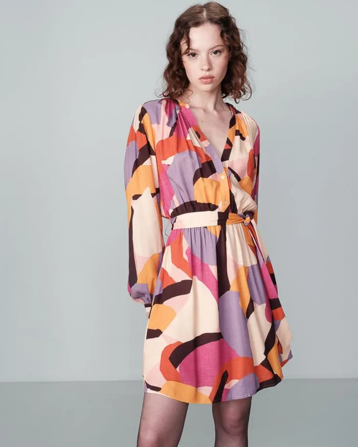 Grace and Mila Printed Dresses DRESS MULTICO NOUVELLE 8211 Shop