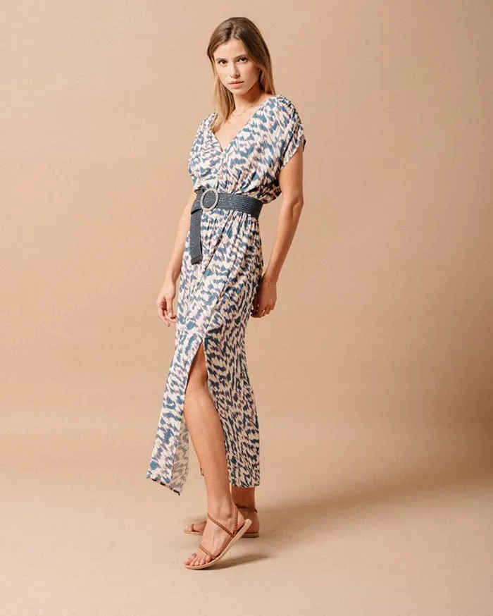 Grace and Mila Printed Dresses DRESS NOIR MARINE 8211 Shop