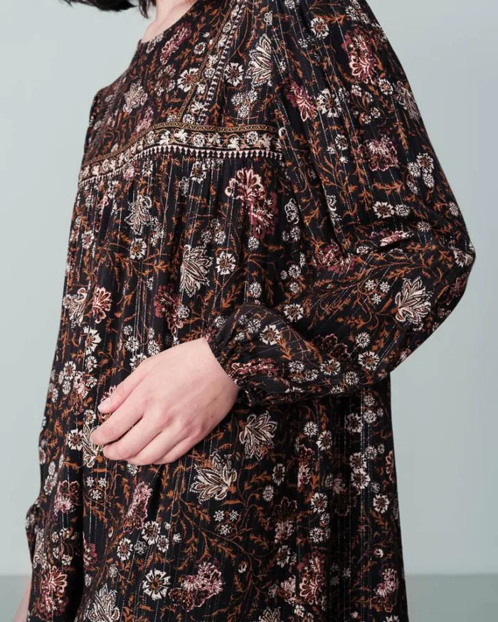 Grace and Mila Printed Dresses DRESS NOIR NOLAN 8211 Shop