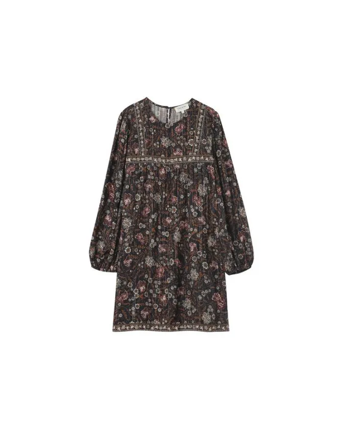 Grace and Mila Printed Dresses DRESS NOIR NOLAN 8211 Shop