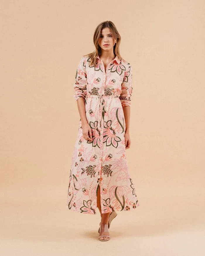 Grace and Mila Printed Dresses DRESS ROSE MARIANA 8211 Shop