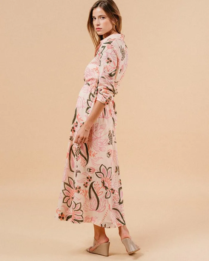 Grace and Mila Printed Dresses DRESS ROSE MARIANA 8211 Shop
