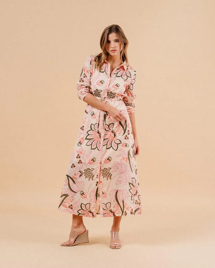 Grace and Mila Printed Dresses DRESS ROSE MARIANA 8211 Shop