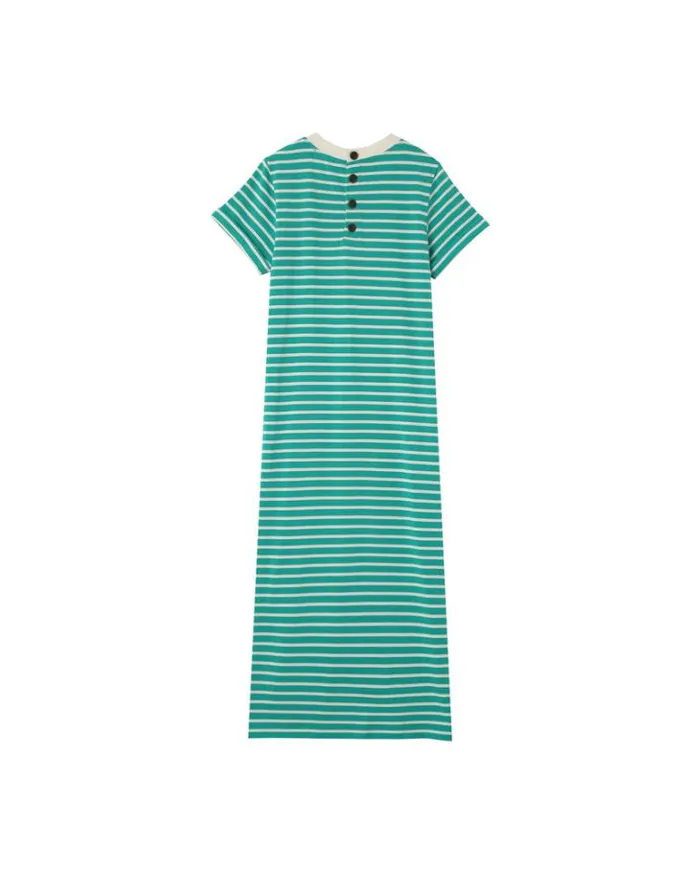 Grace and Mila Printed Dresses DRESS VERT MONTMARTRE 8211 Shop