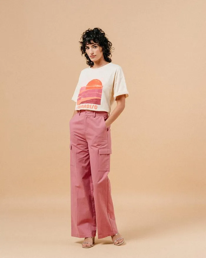 Grace and Mila Printed Tshirts TSHIRT BEIGE MENDOZA 8211 Shop
