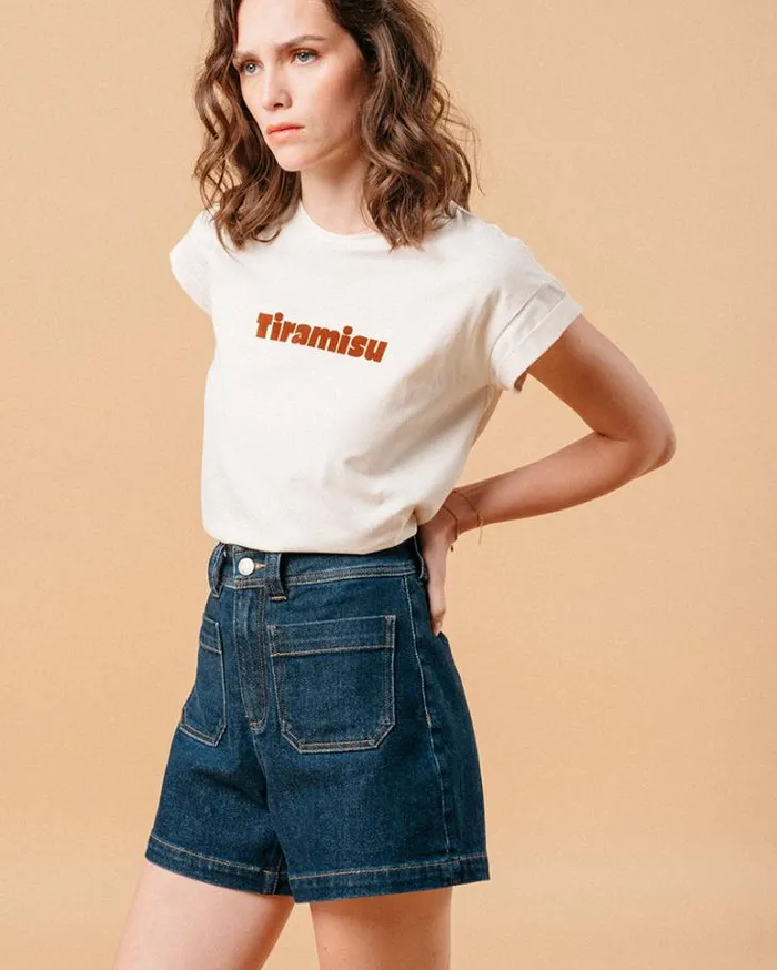 Grace and Mila Printed Tshirts TSHIRT BEIGE MURE 8211 Shop