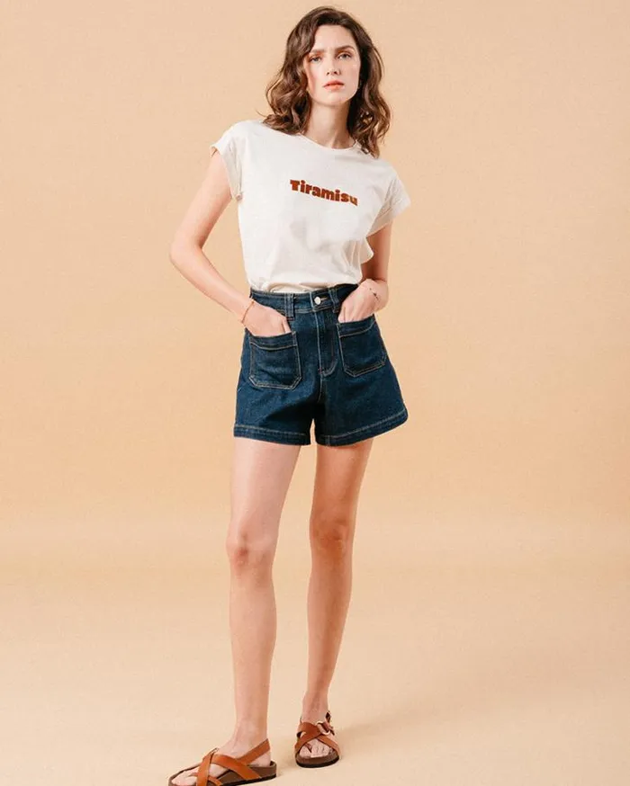 Grace and Mila Printed Tshirts TSHIRT BEIGE MURE 8211 Shop