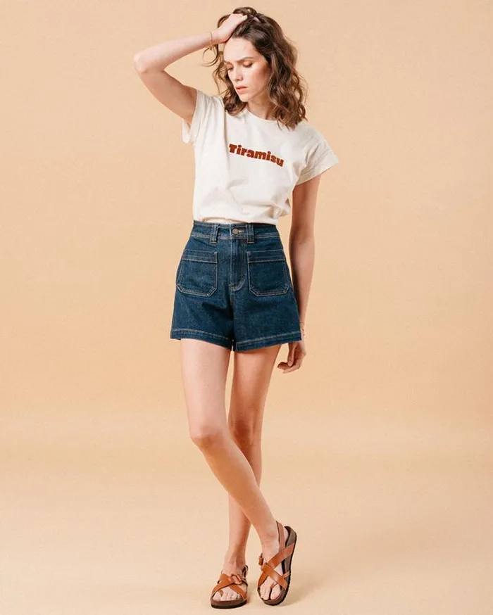 Grace and Mila Printed Tshirts TSHIRT BEIGE MURE 8211 Shop