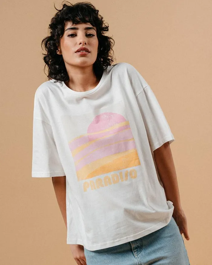 Grace and Mila Printed Tshirts TSHIRT ECRU MENDOZA 8211 Shop