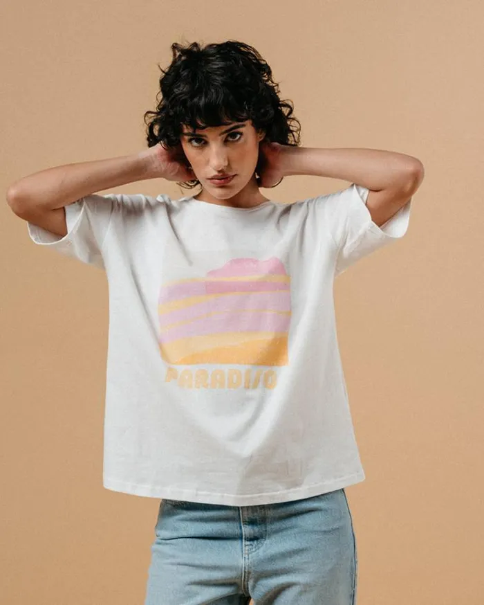 Grace and Mila Printed Tshirts TSHIRT ECRU MENDOZA 8211 Shop