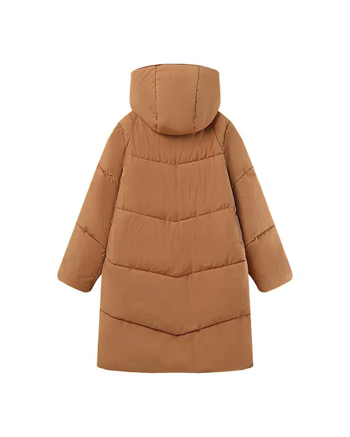 Grace and Mila Puffer Jackets PUFFER JACKET CAMEL NORTH 8211 Shop