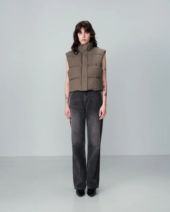 Grace and Mila Puffer Jackets WINTER JACKET KAKI NYLON 8211 Shop