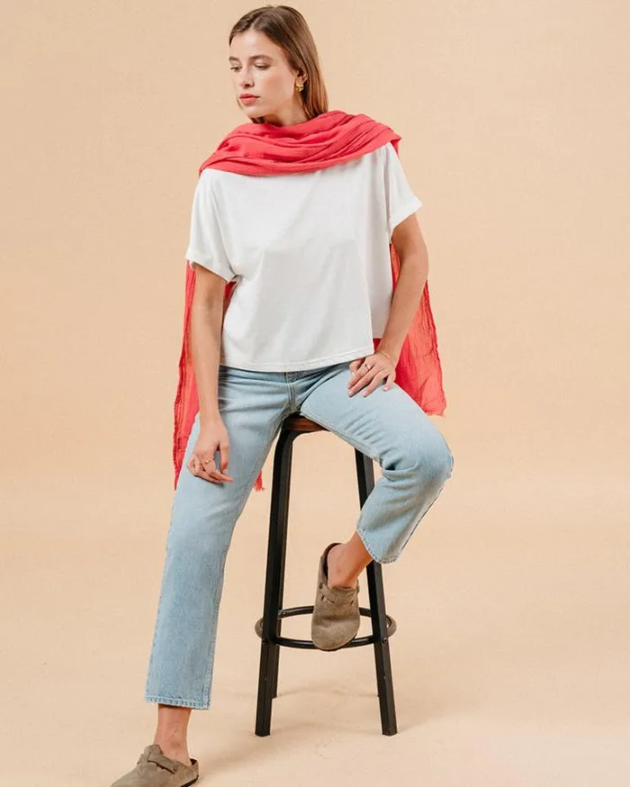 Grace and Mila Scarves SCARF FUCHSIA MANET 8211 Shop