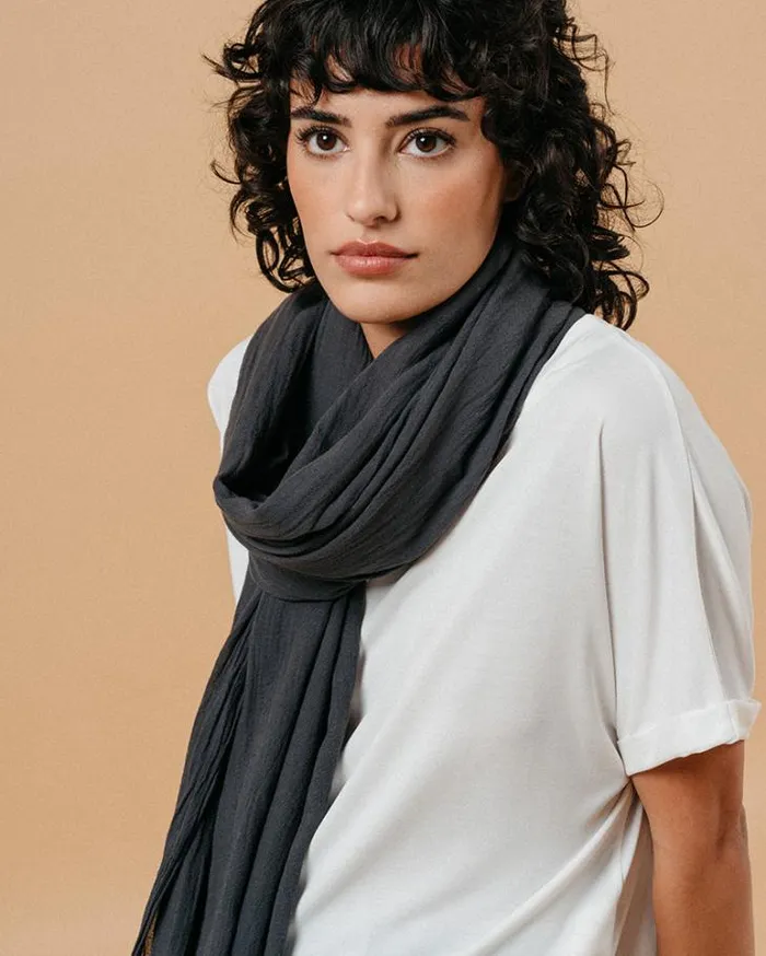Grace and Mila Scarves SCARF NOIR MANET 8211 Shop