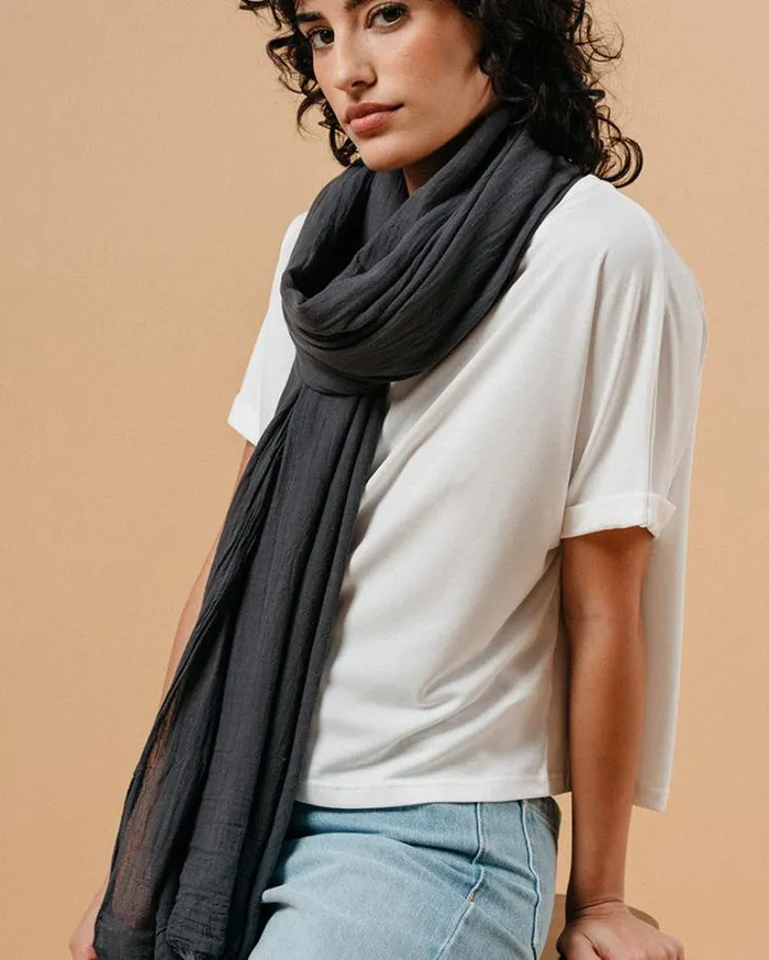 Grace and Mila Scarves SCARF NOIR MANET 8211 Shop