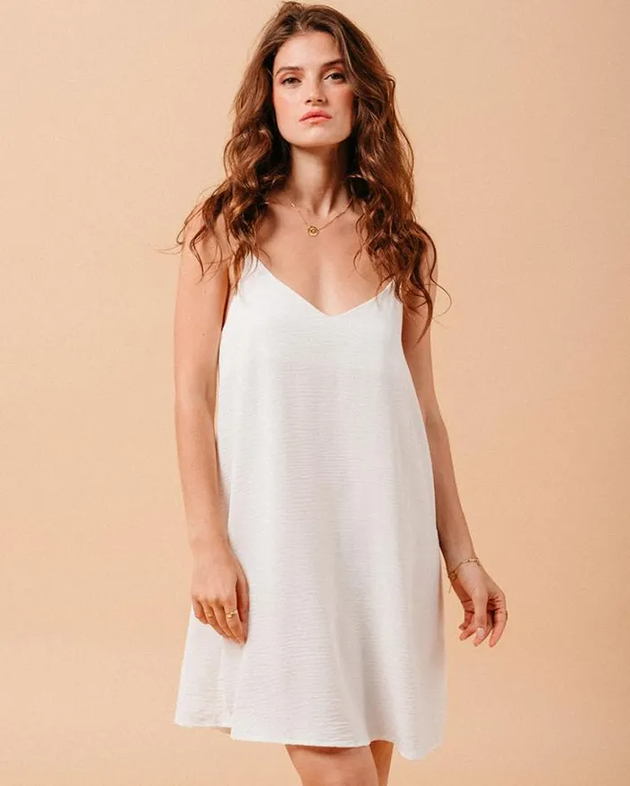 Grace and Mila Short Dresses DRESS ECRU MINA 8211 Shop