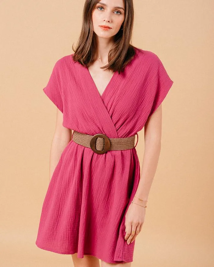 Grace and Mila Short Dresses DRESS PIVOINE MYRTILLE 8211 Shop