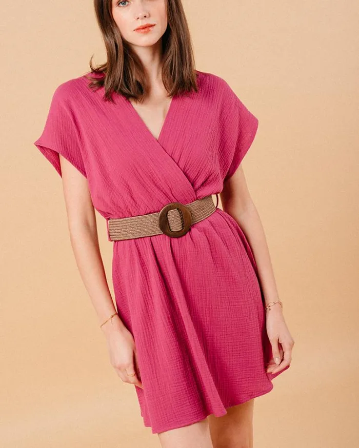 Grace and Mila Short Dresses DRESS PIVOINE MYRTILLE 8211 Shop