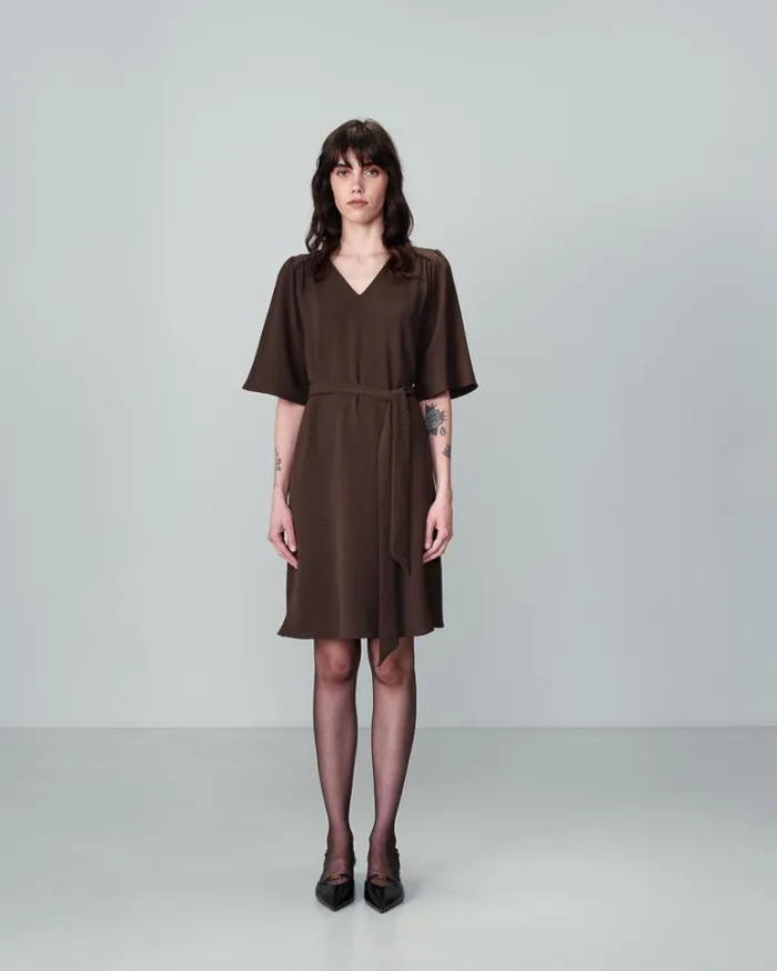 Grace and Mila Short Dresses DRESS TAUPE NIA 8211 Shop