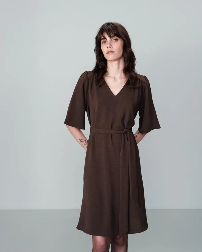 Grace and Mila Short Dresses DRESS TAUPE NIA 8211 Shop